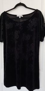 Velvet Tshirt dress